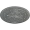 Ekena Millwork Naple Ceiling Medallion (Fits Canopies up to 3 3/8"), Hand-Painted Platinum, 37 1/2"OD x 3 3/8"P CM37NAPLS - alternate 2